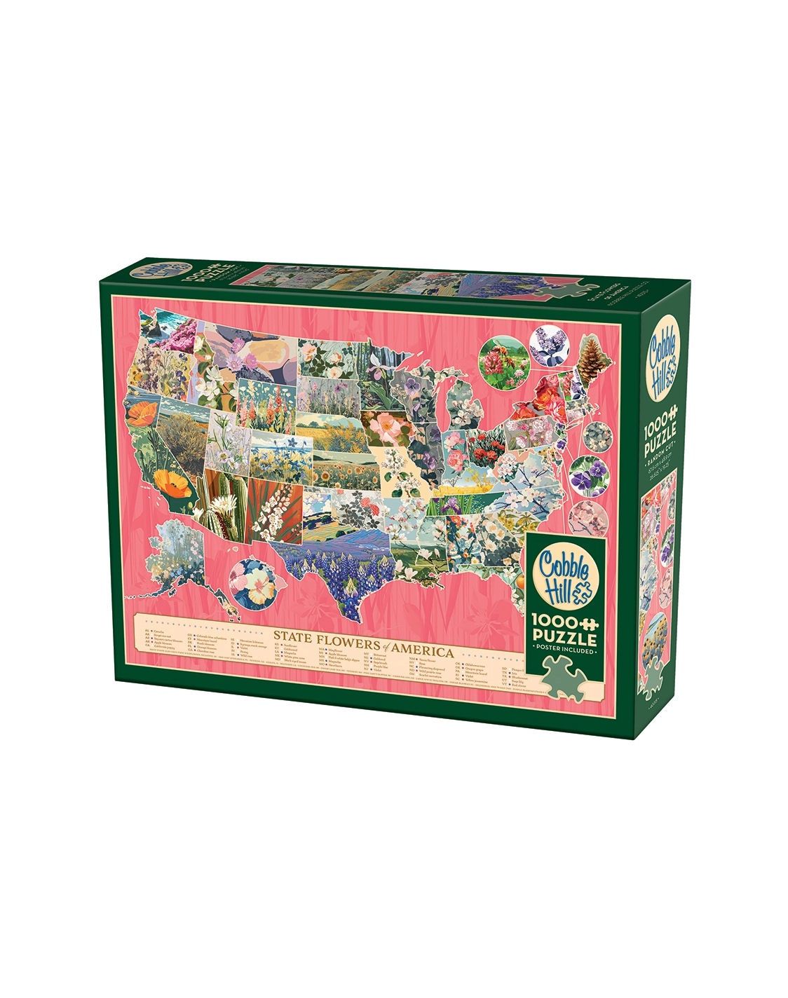 State Flowers Of America 1000 Piece Puzzle