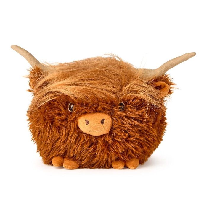 Large Fluffy Highland Cow Stuffed Animal