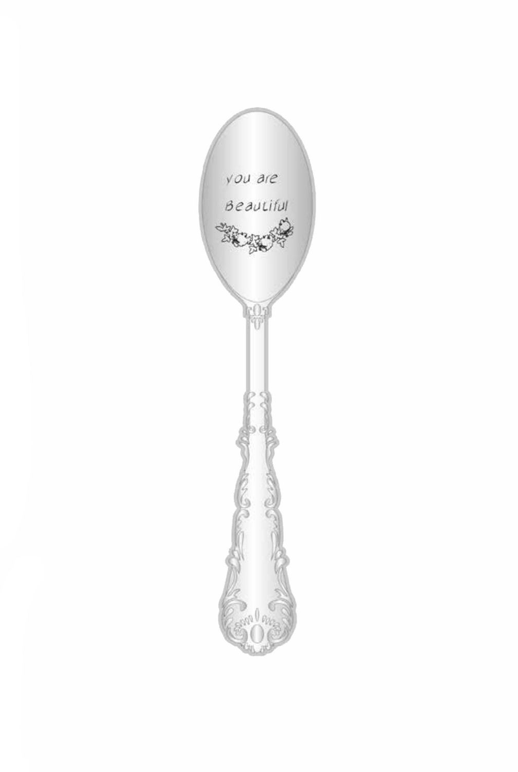 You Are Beautiful Silver Spoon