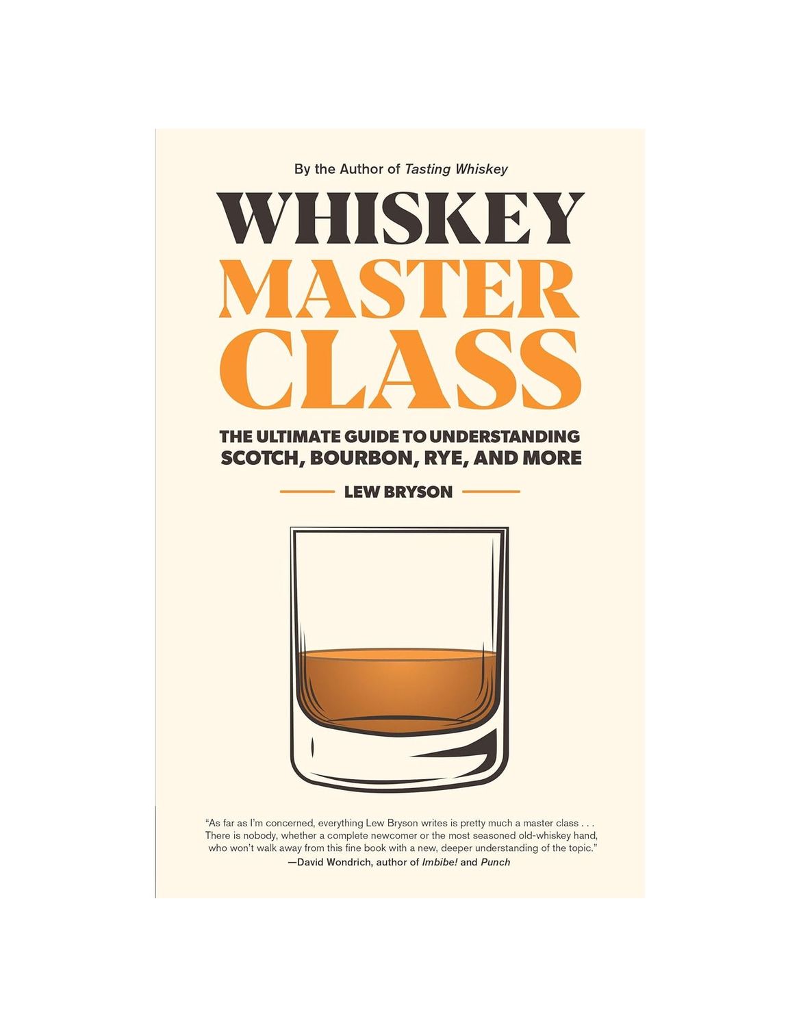 Whiskey Master Class Hardcover Book