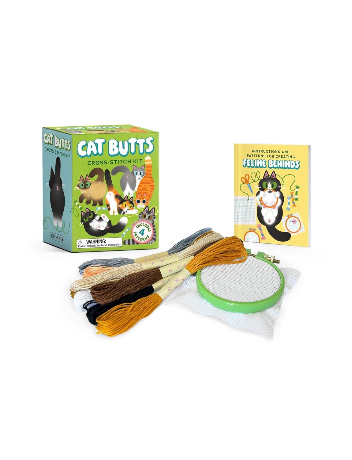 Cat Butts Cross-Stitch Kit