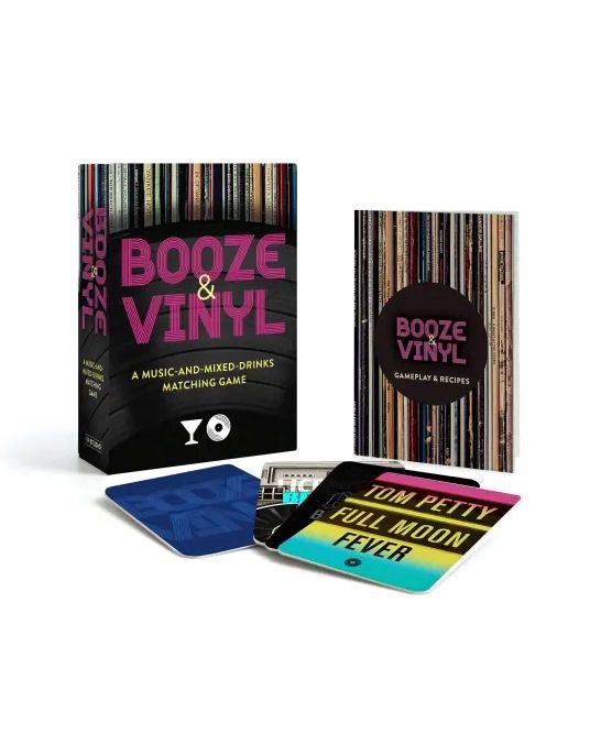 Booze And Vinyl Matching Card Game