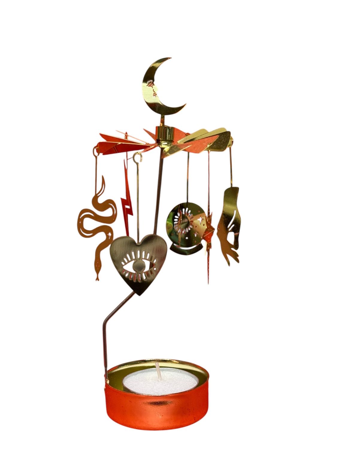 Gold Astro Mysticism Rotary Candleholder