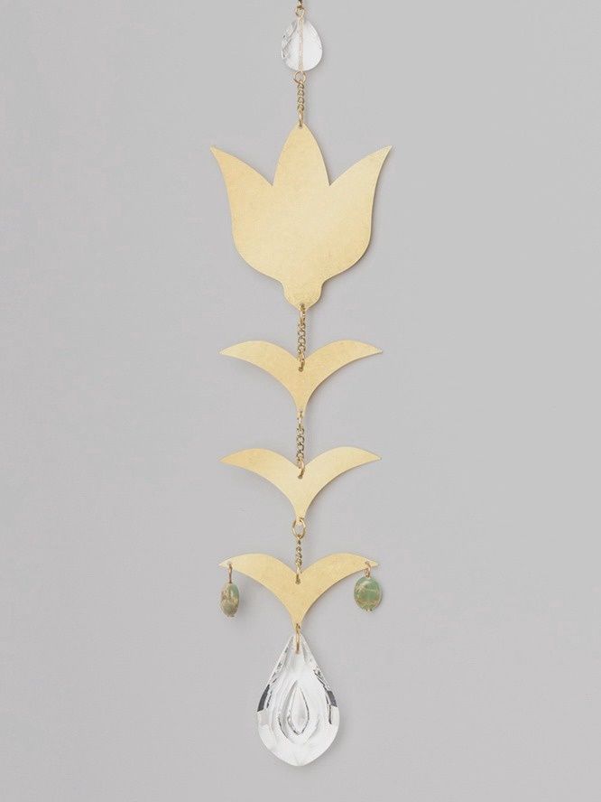 Blooming Flower Aqua Terra Suncatcher