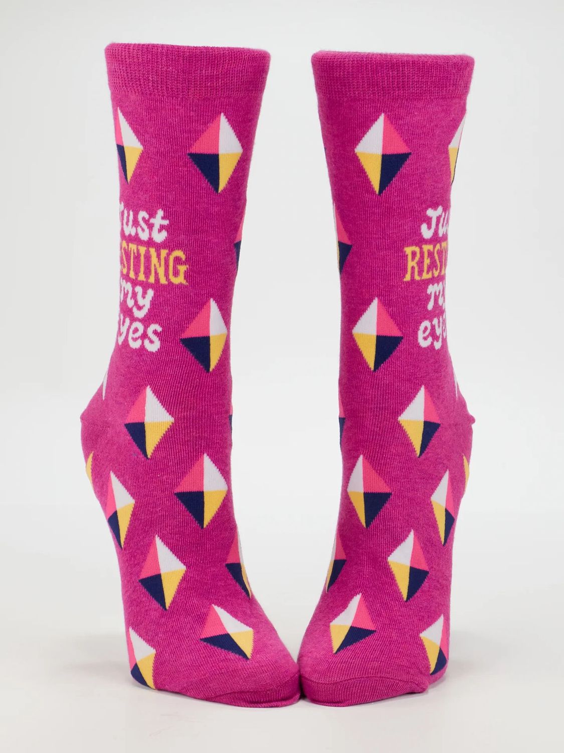 Just Resting My Eyes Blue Q Women’s Socks