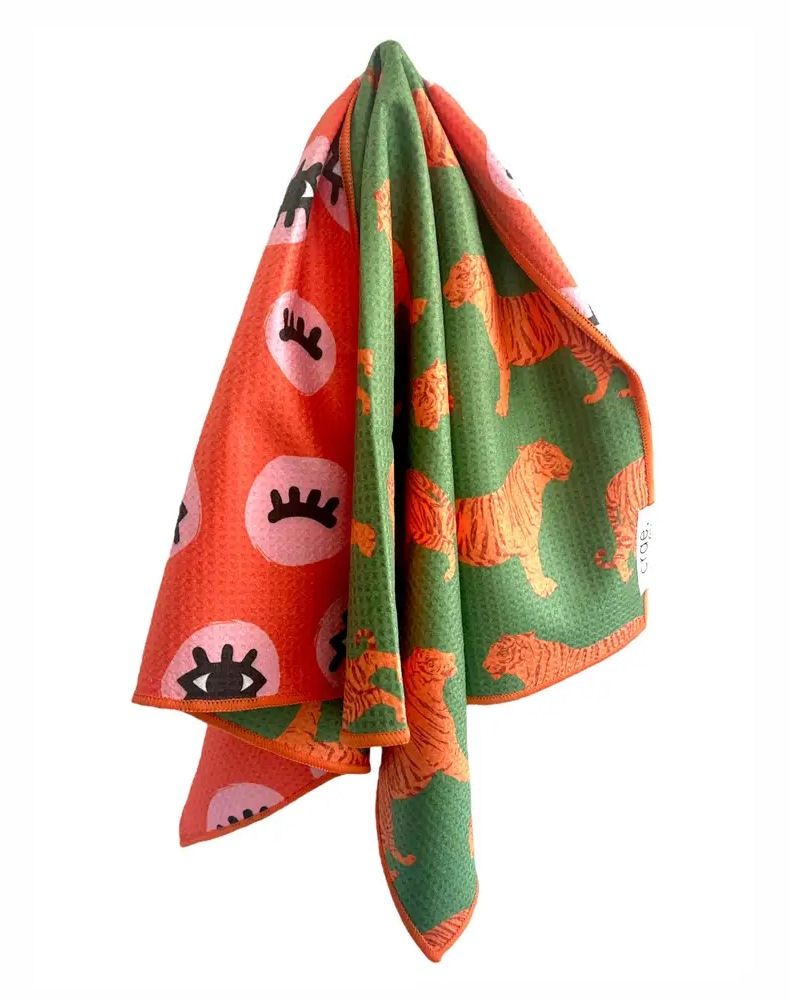 Eye Of The Tiger Reversible Hand Towel