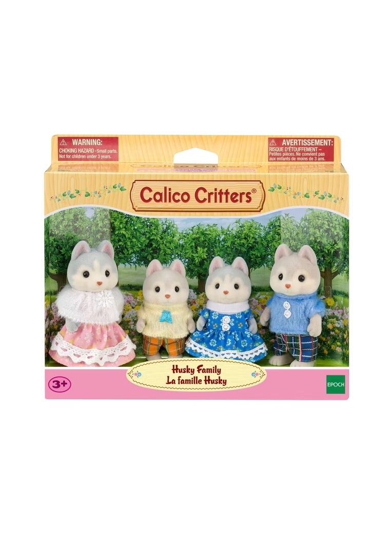 Calico Critters Husky Family