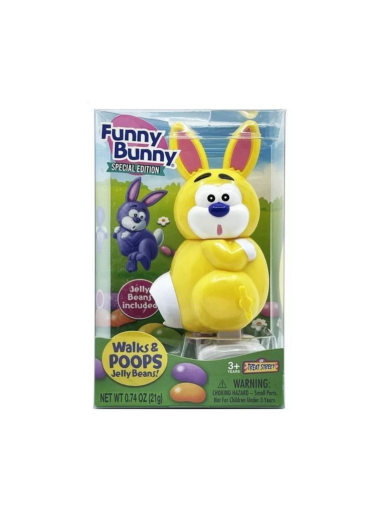 Jelly Bean Yellow Bunny Pooper