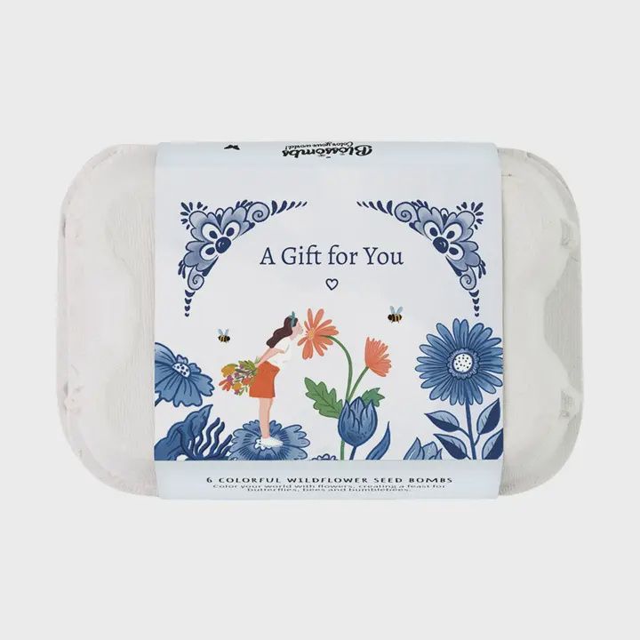 Blossombs A Gift For You Wildflower Seed Carton