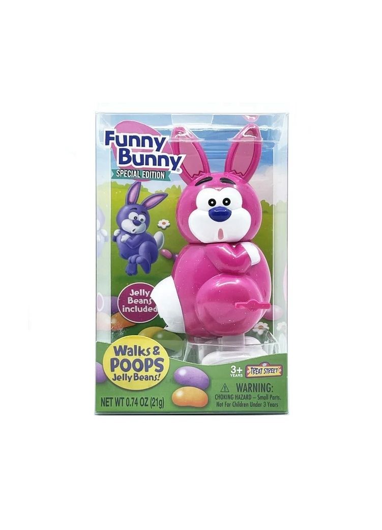Jelly Bean Pink Bunny Pooper