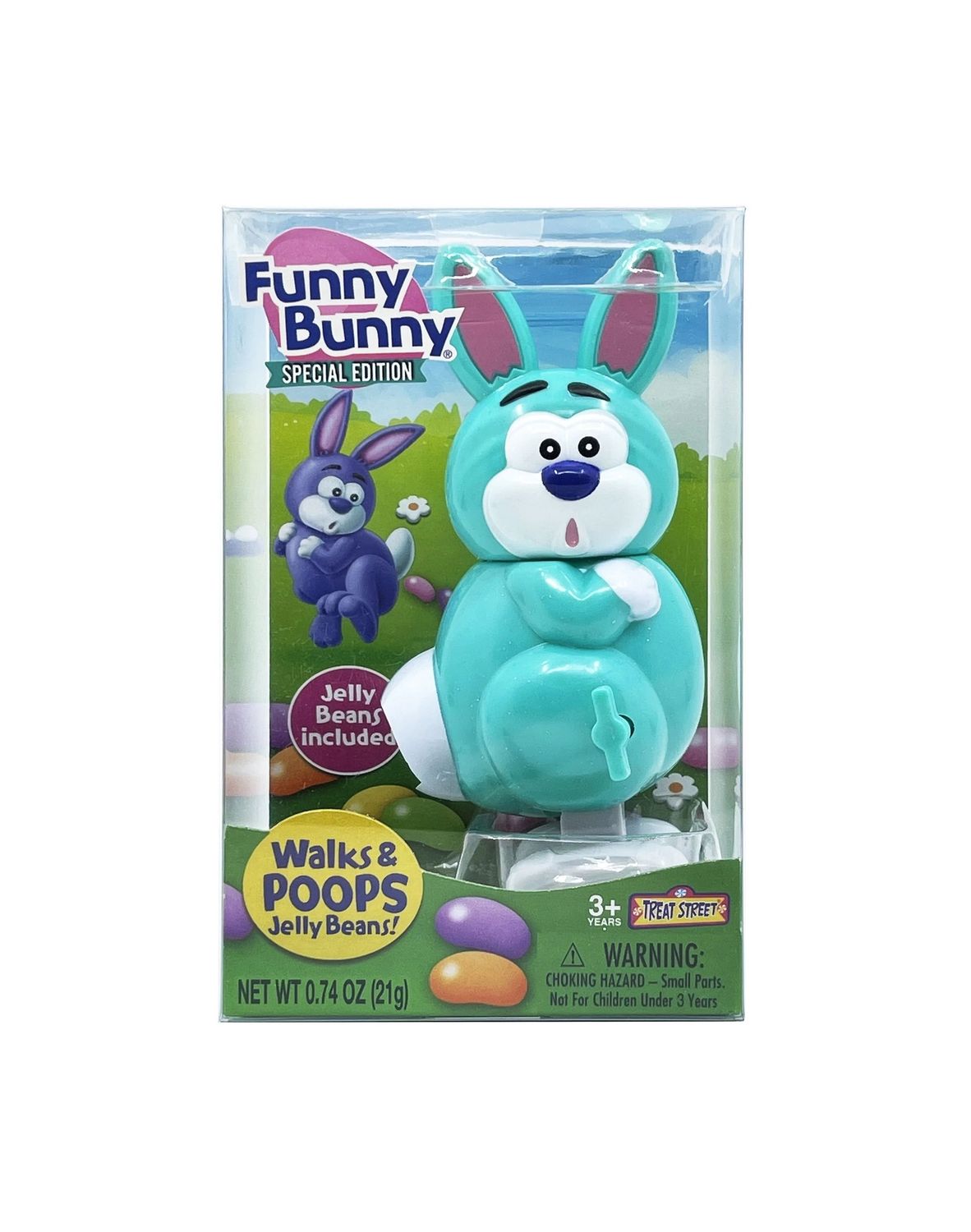 Jelly Bean Blue Bunny Pooper