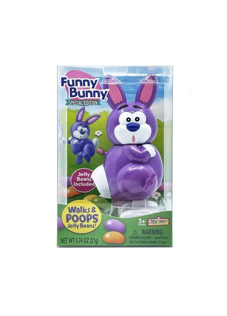 Jelly Bean Purple Bunny Pooper