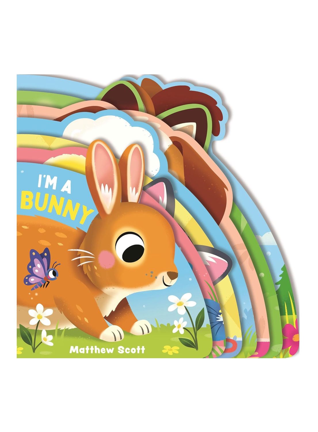 I Am A Bunny Shaped Board Book