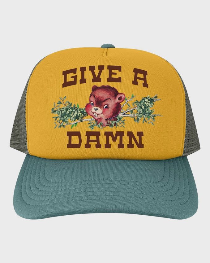 Give A Damn Beaver Trucker Hat