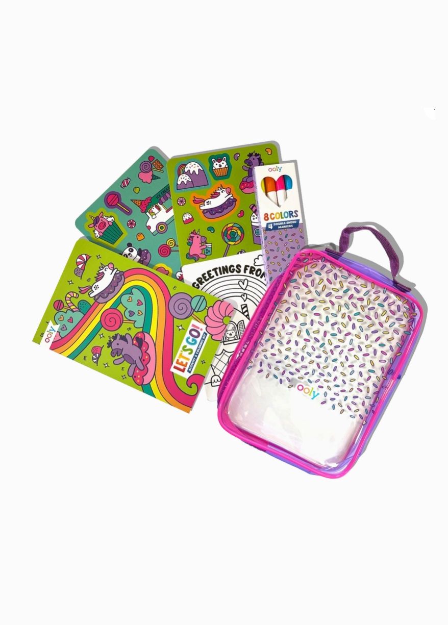 Let’s Go! Unicorn Candy Town Activity And Coloring Kit
