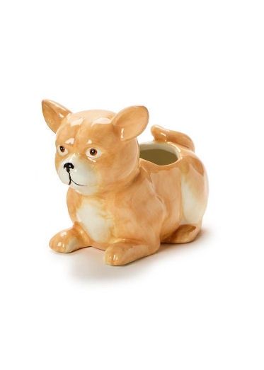 Mini Chihuahua Dog Planter