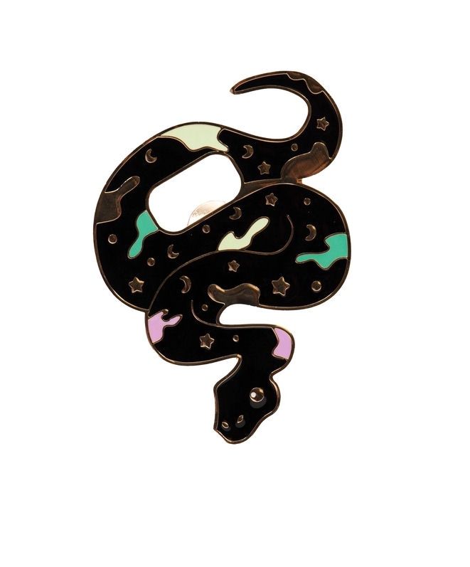 Indigo Snake Magnetic Bottle Opener