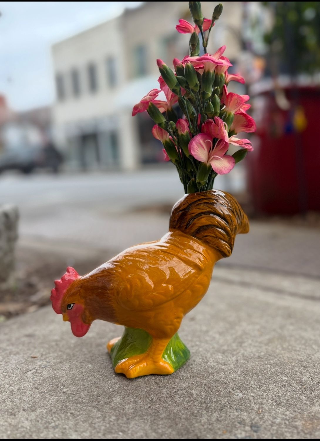 Rooster Vase
