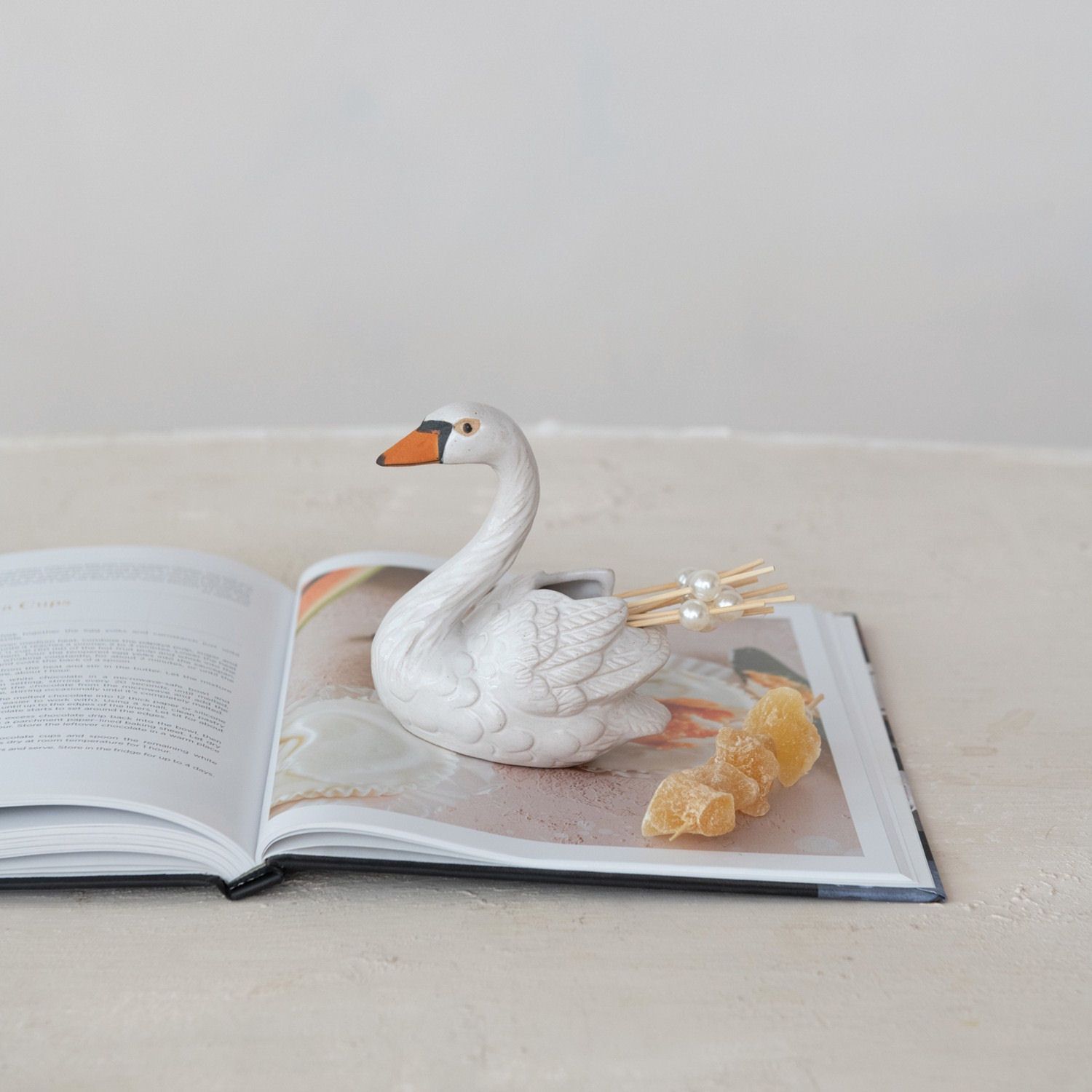 Swan Shaped Toothpick Holder / Mini Vase