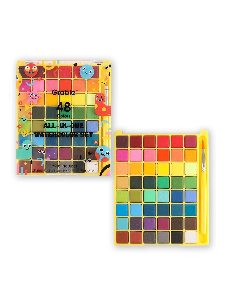 All-In-One Watercolor Set Of 48