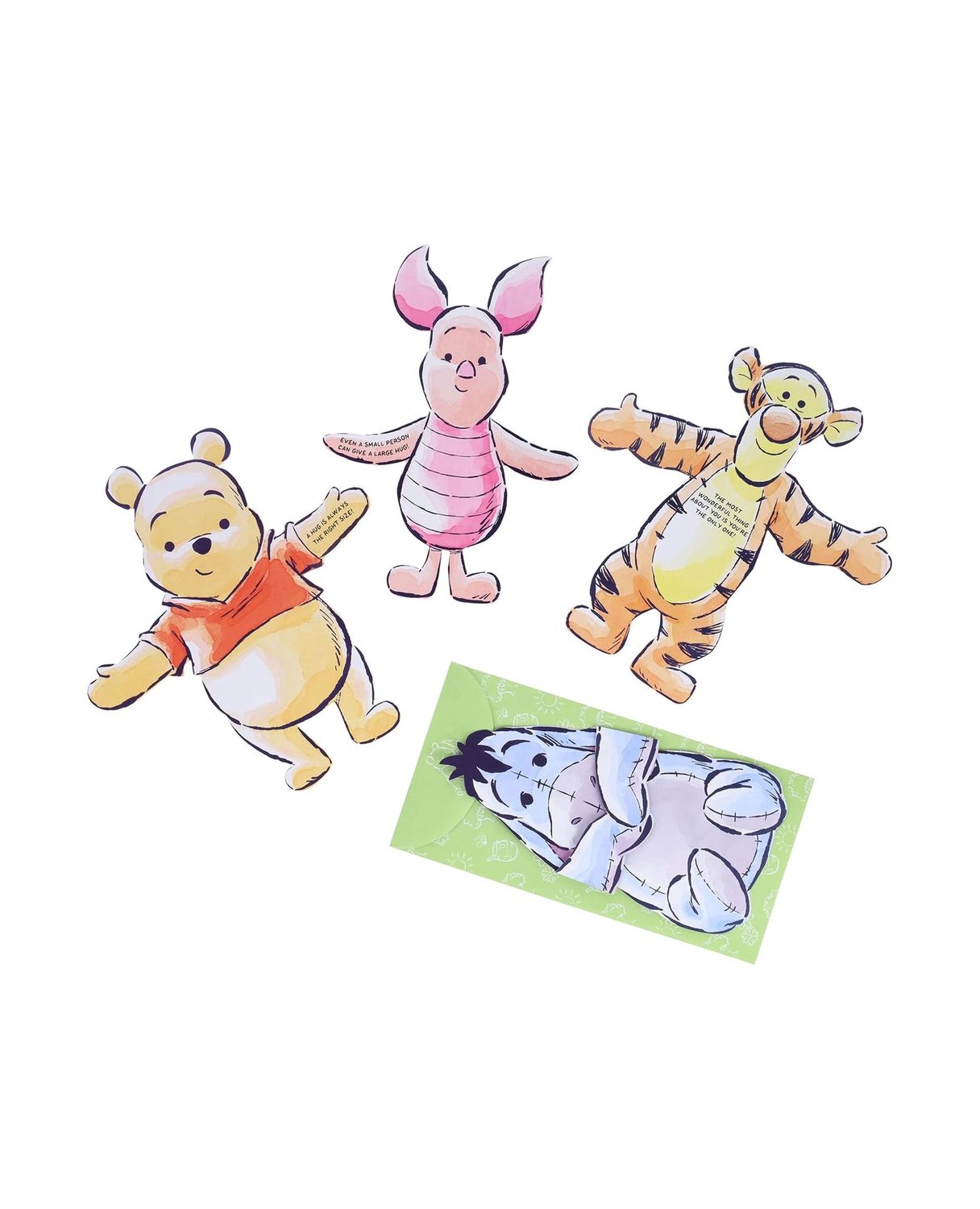Winne The Pooh Hugs Notecards And Envelopes