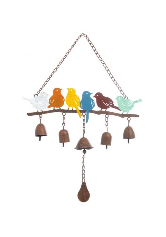 Metal Colorful Bird Wind Chime