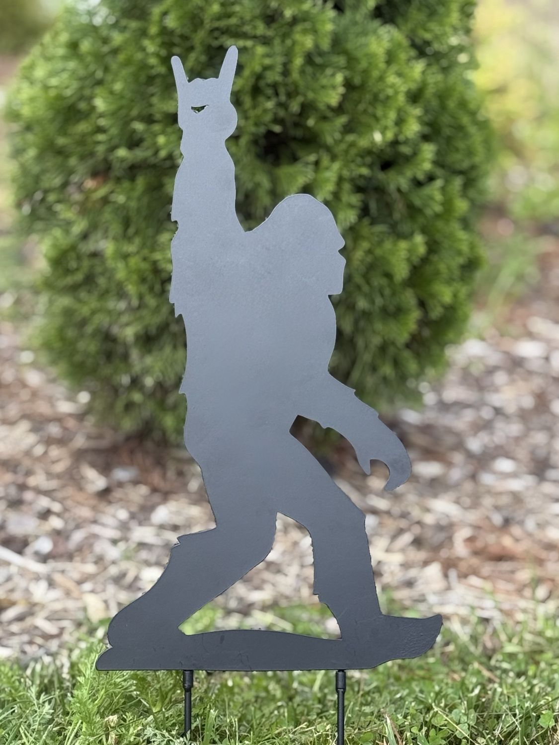 Rock On Bigfoot Iron Garden Stake