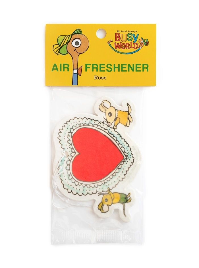 Richard Scarry's Mice Heart Rose Air Freshener