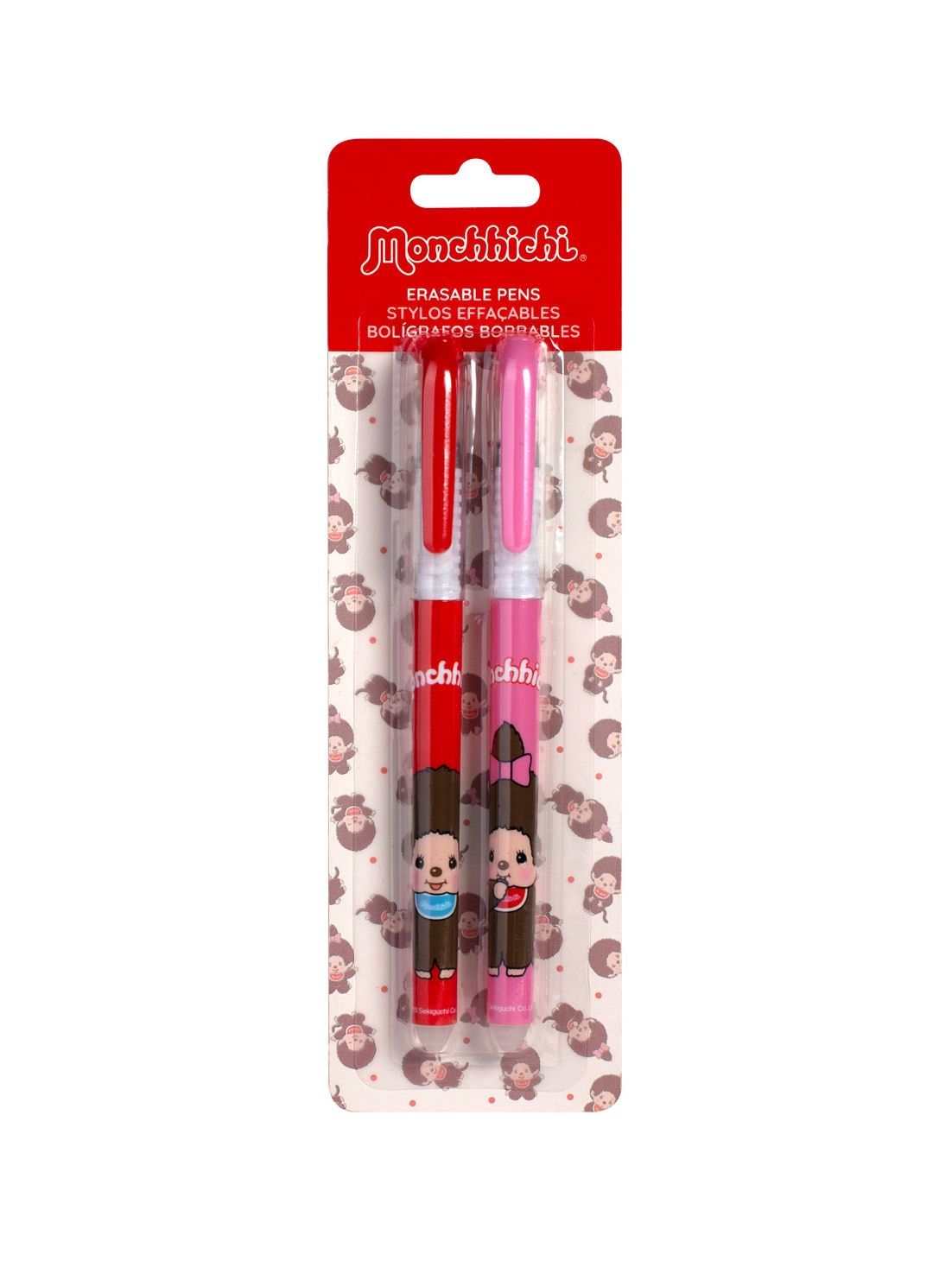 Monchhichi Boy And Girl Erasable Pens