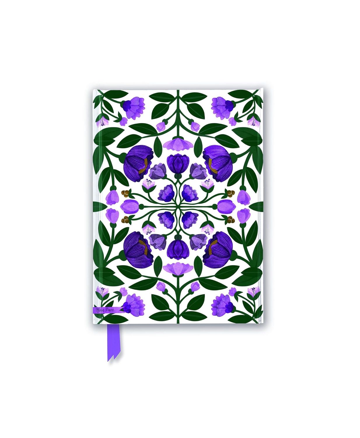 Nina Pace Purple Flower Notebook