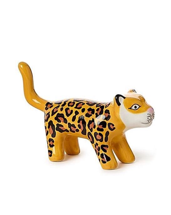 Cheetah Ceramic Ring Holder