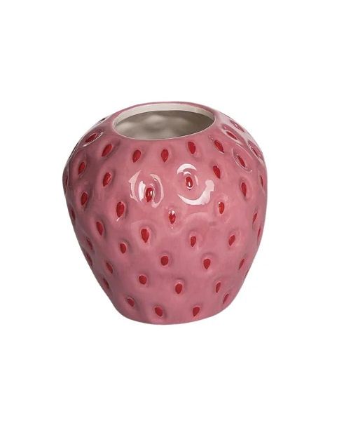 Pink Strawberry Vase