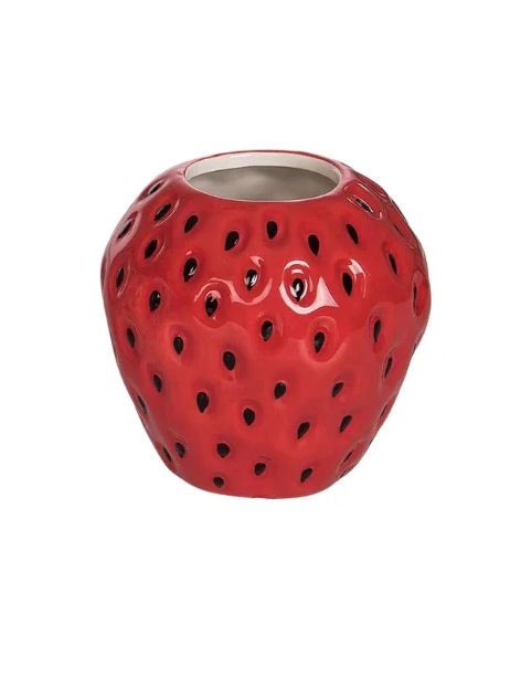 Red Strawberry Vase