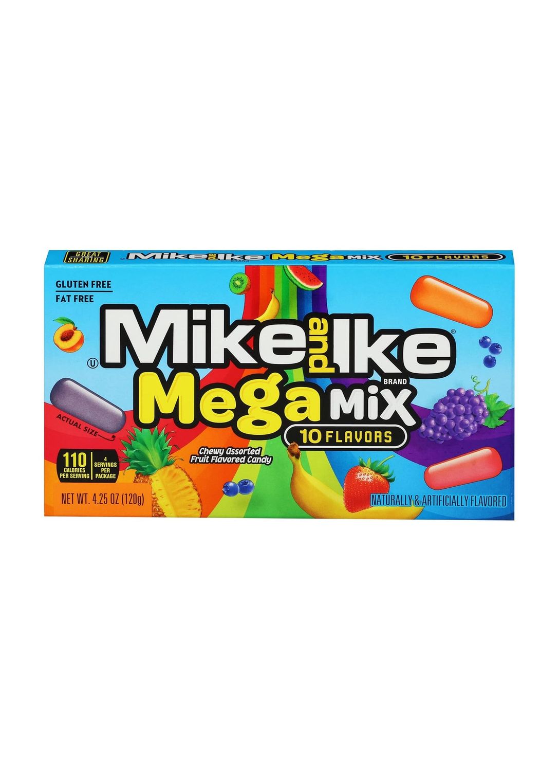 Mike And Ike Mega Mix 10 Flavors Candy