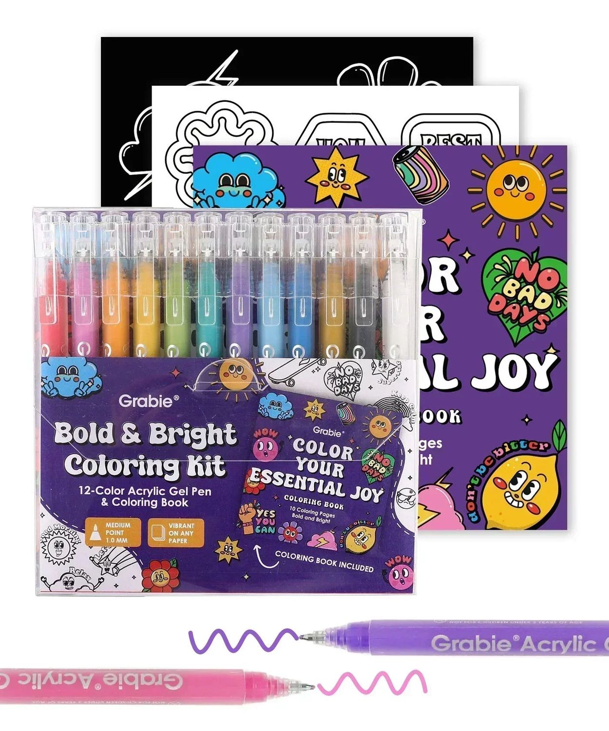 Bold And Bright Coloring Kit Essential Colors