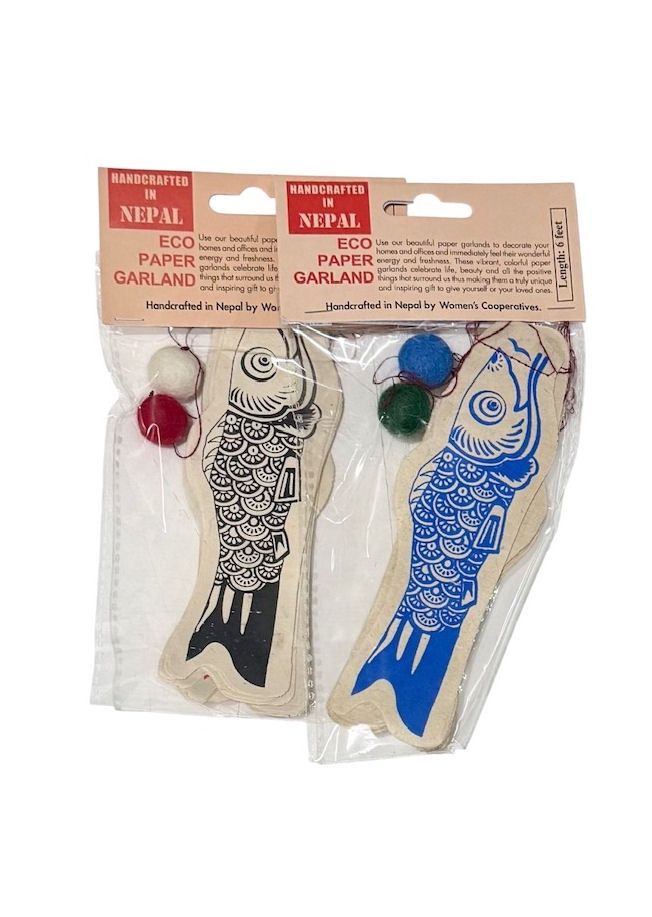 Koi Fish Paper Garland
