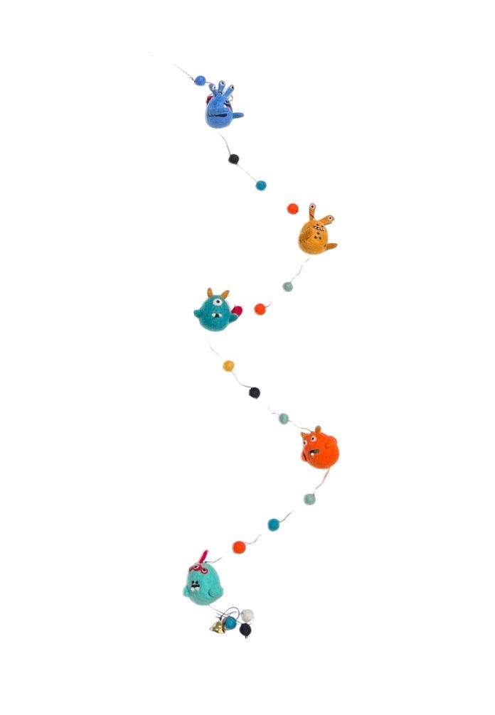 Little Monster Felt Garland