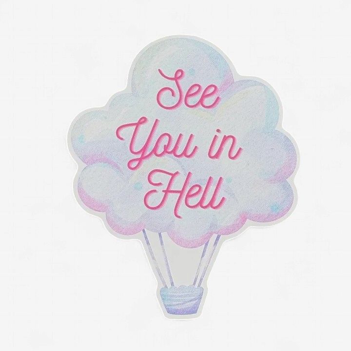 See You In Hell Sticker