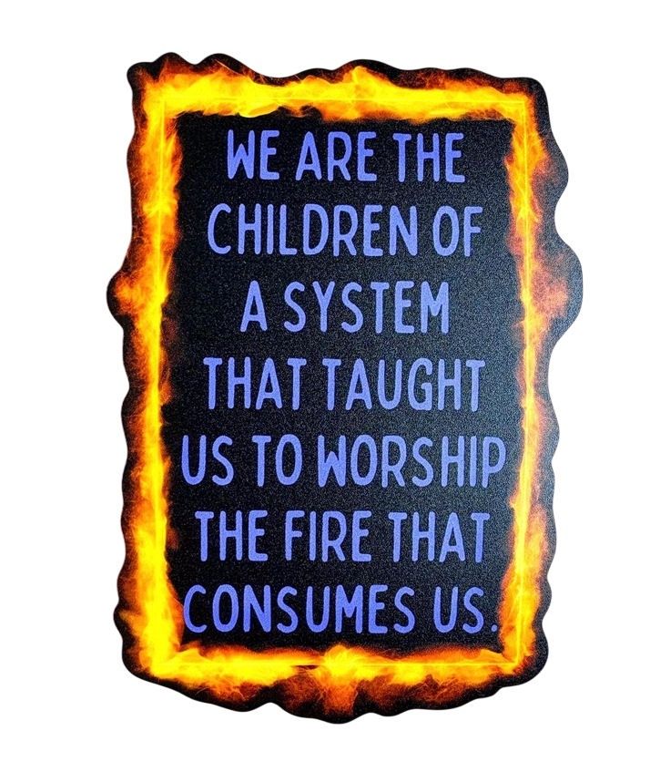 Worship The Flames Sticker