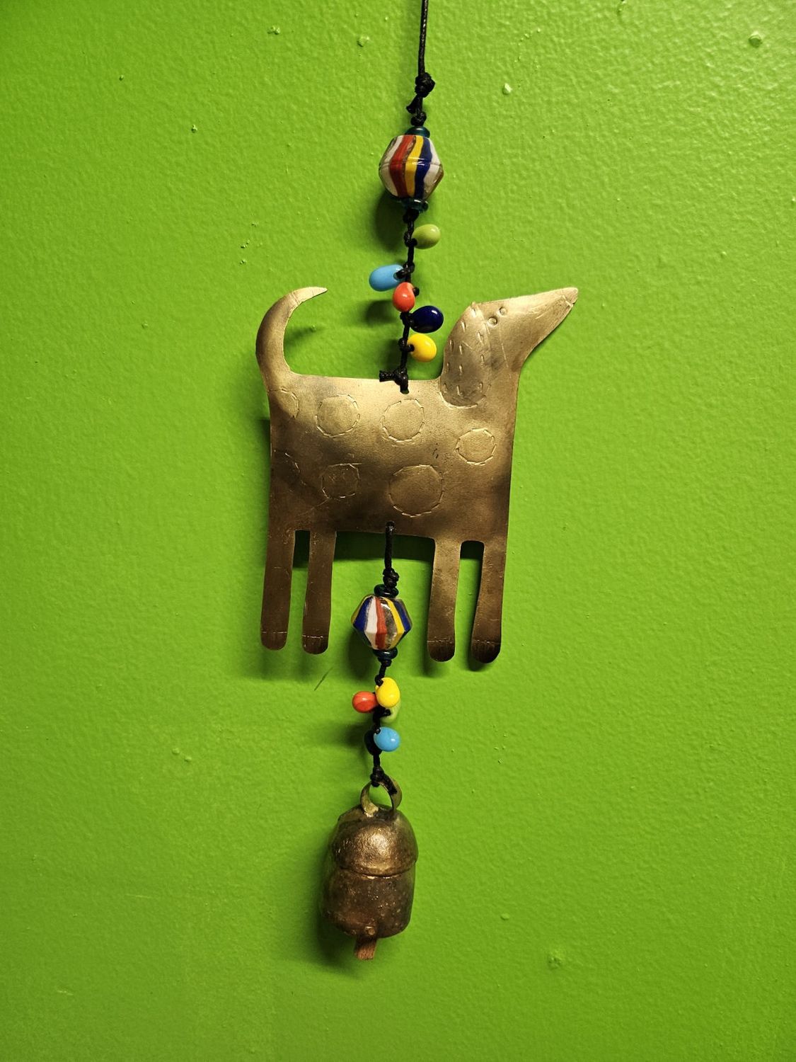 Spotty The Dog Beads And Bell