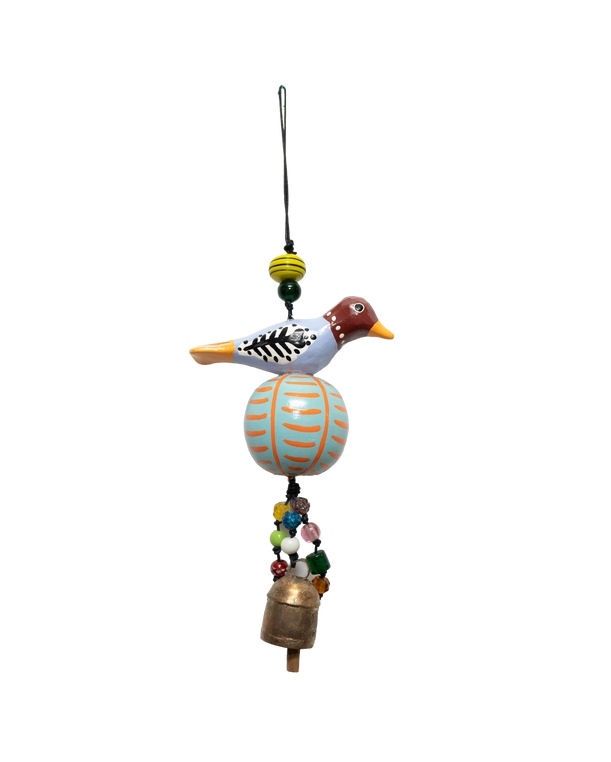 A Birds Worldview Beads And Bell