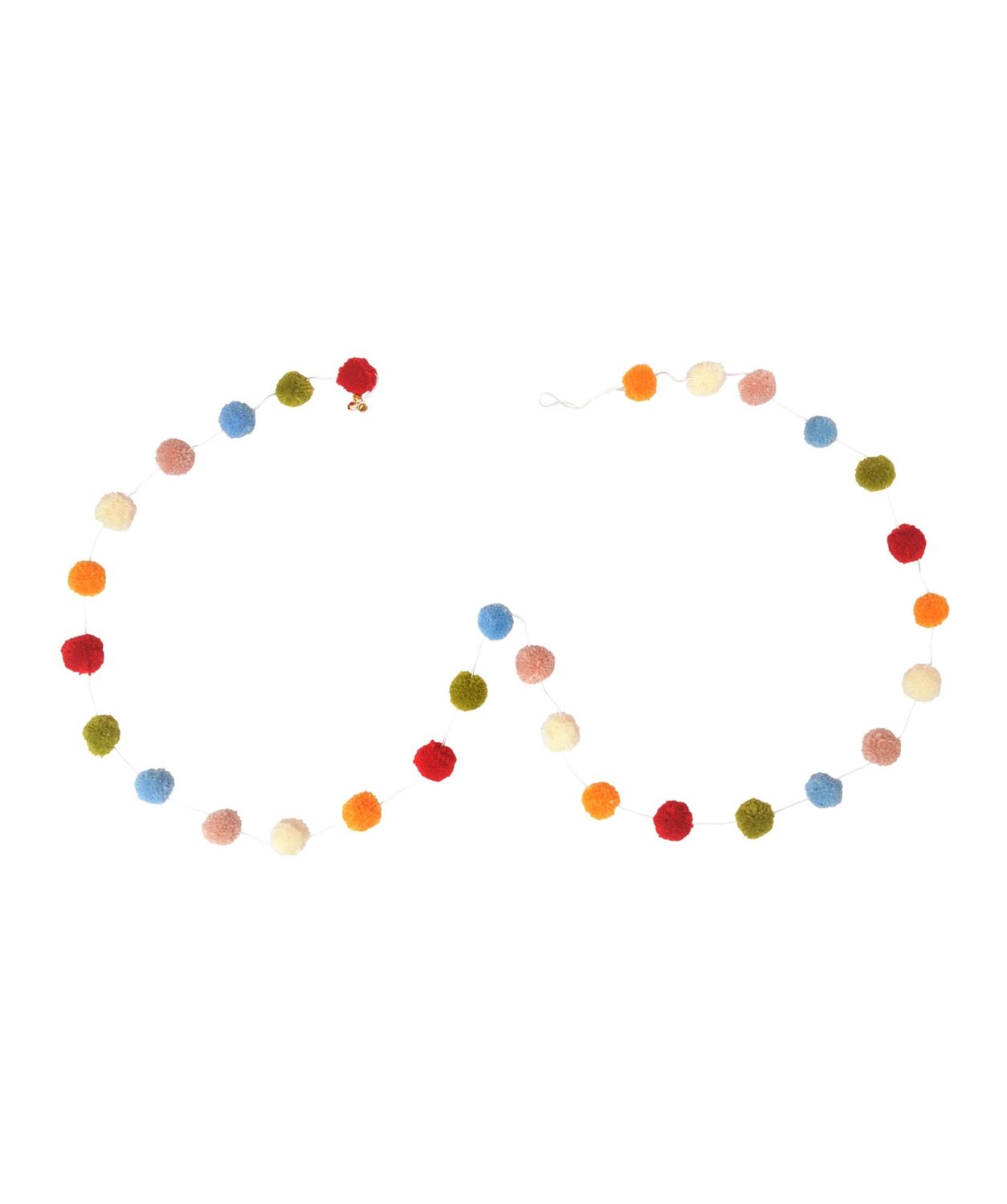 Muted Colored Pompom Garland