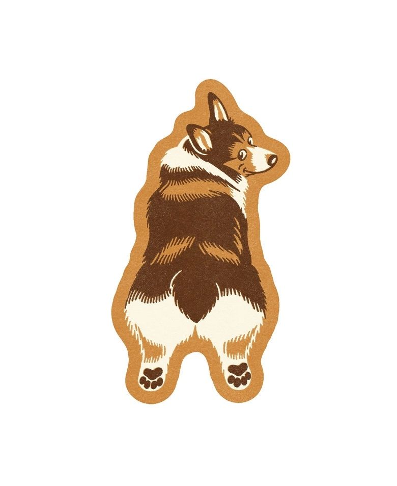 Corgi Sticker