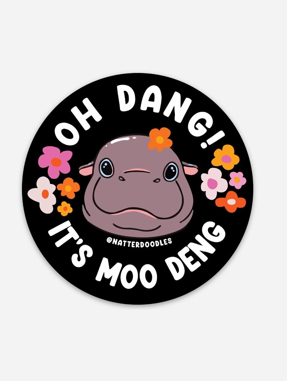 Oh Dang! It’s Moo Deng Sticker
