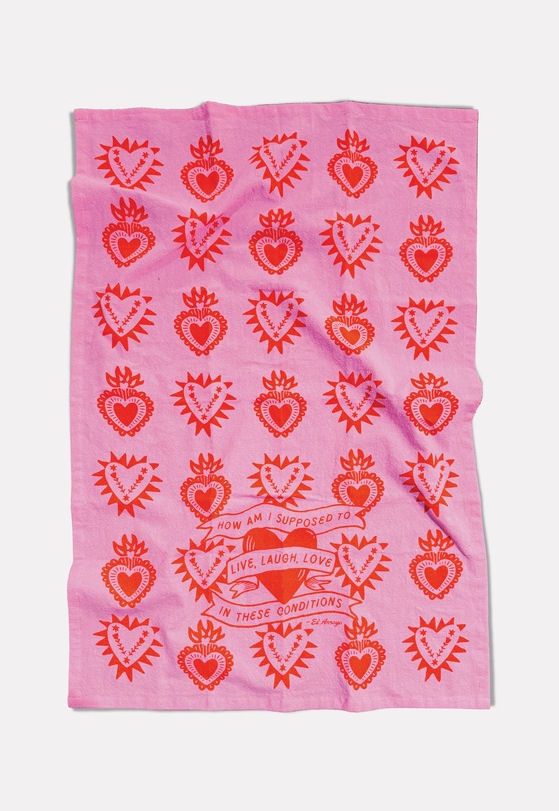 Live Laugh Love Flour Sack Kitchen Towel