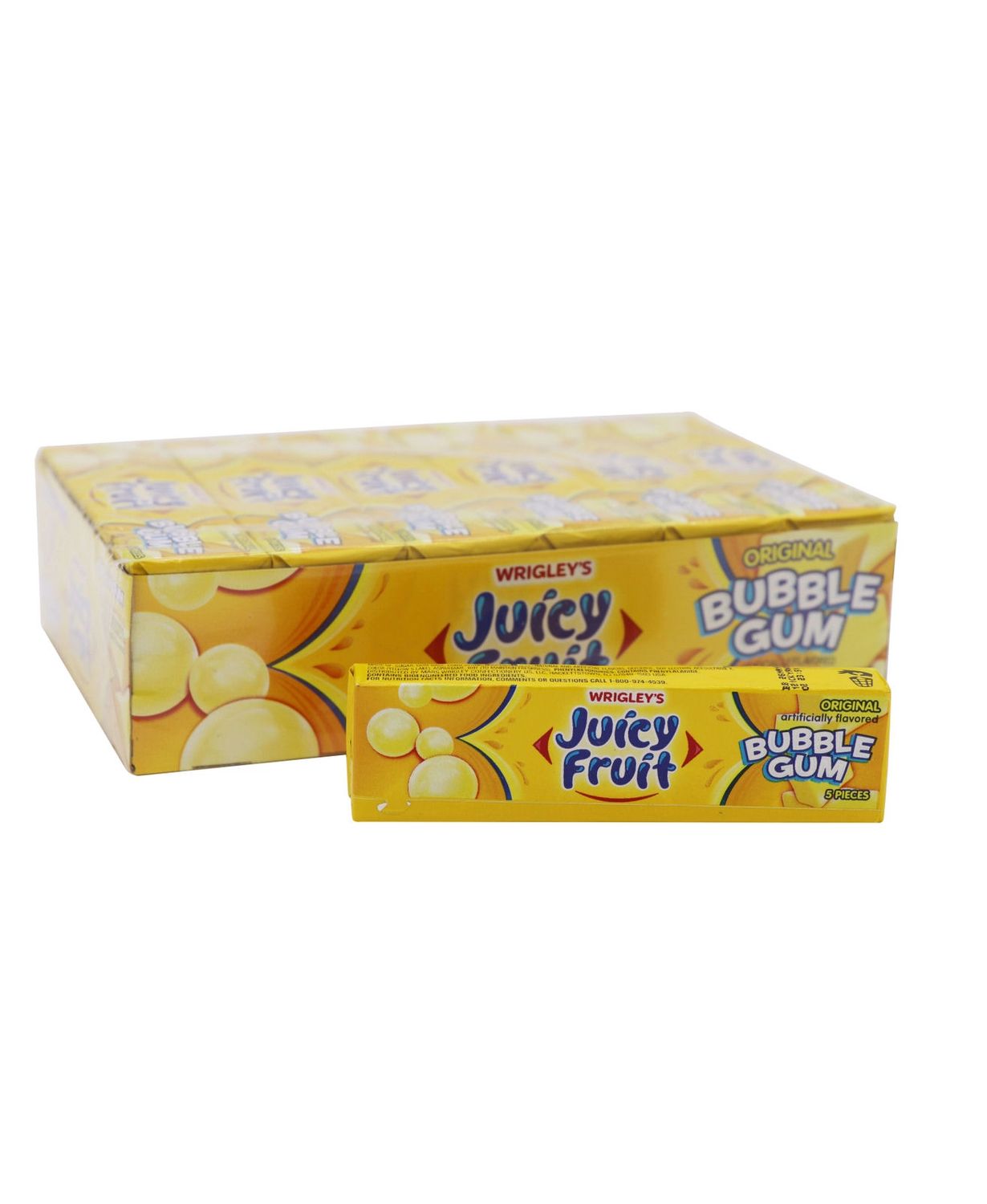 Juicy Fruit 5 Piece Pack Bubble Gum