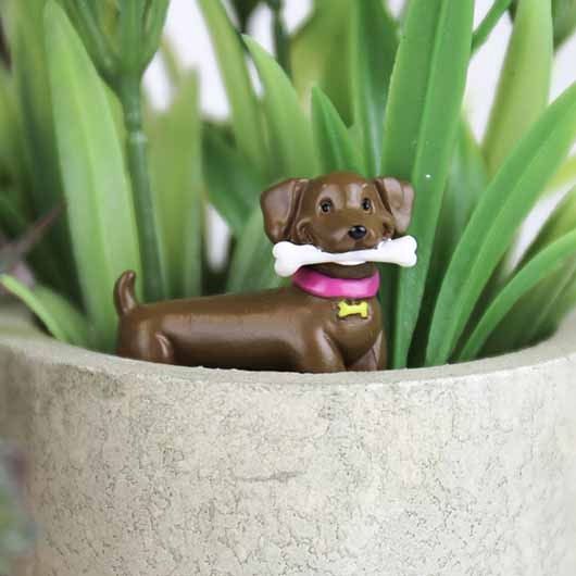 Mini Plant Pot Markers Adorable Dogs Plant Markers