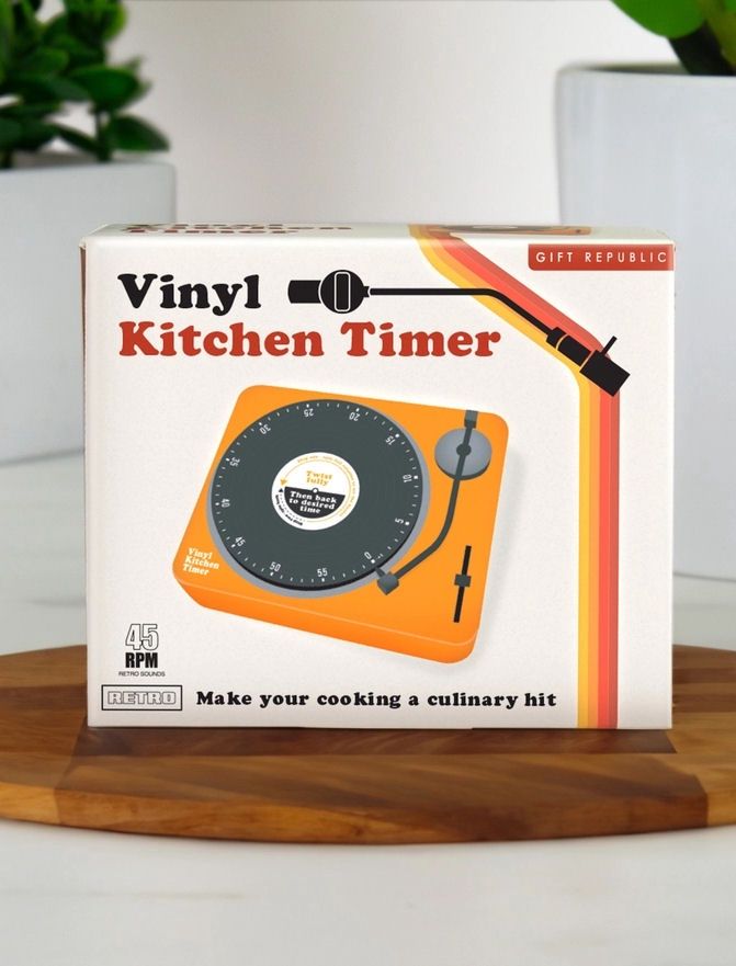 Vinyl Record Player Kitchen Timer