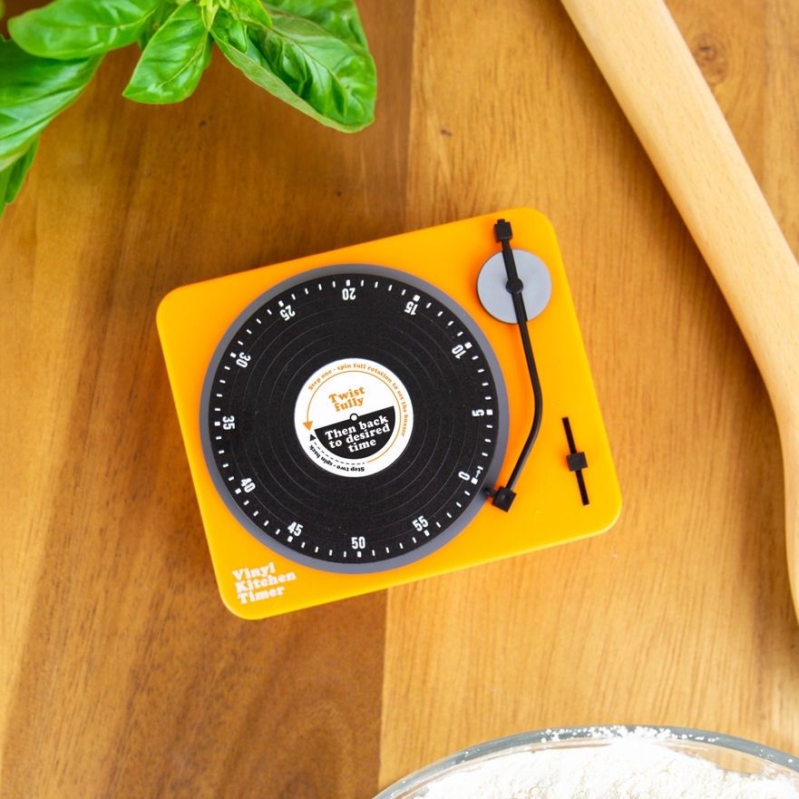 Vinyl Record Player Kitchen Timer