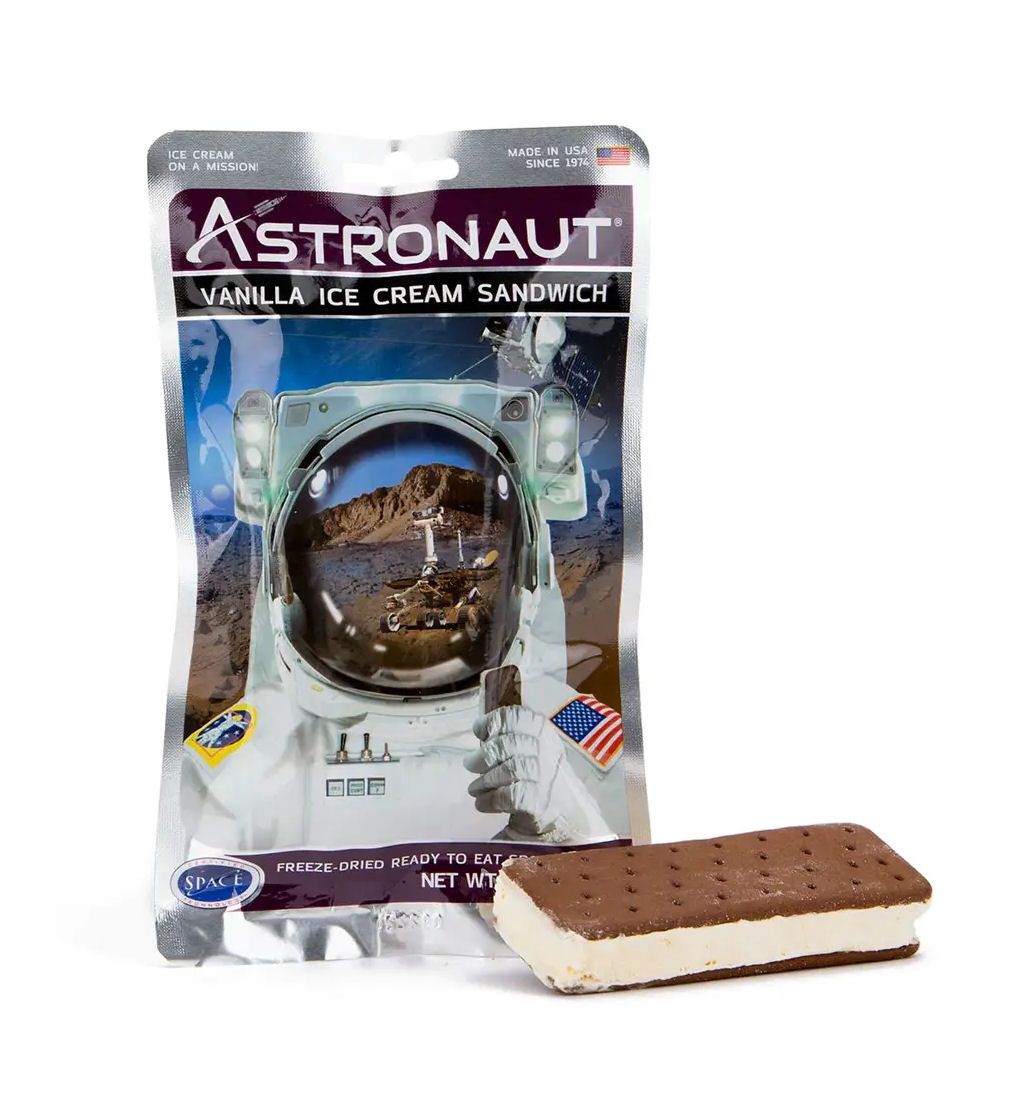 Astronaut Vanilla Ice Cream Freeze Dried Sandwich